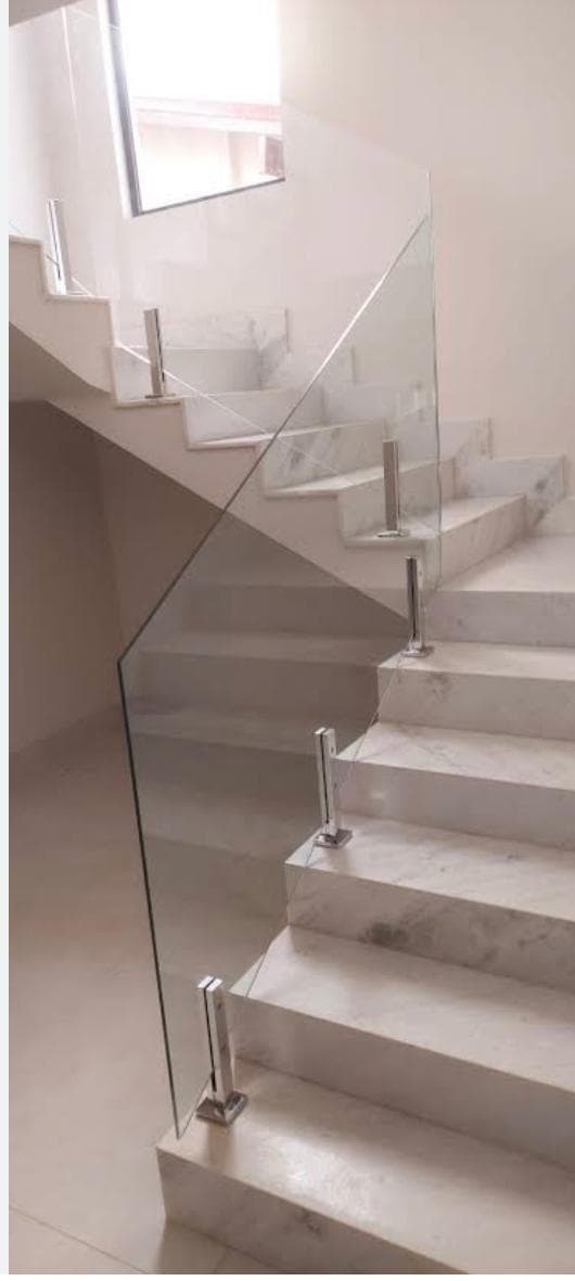 Corrimão de parede em aço inox